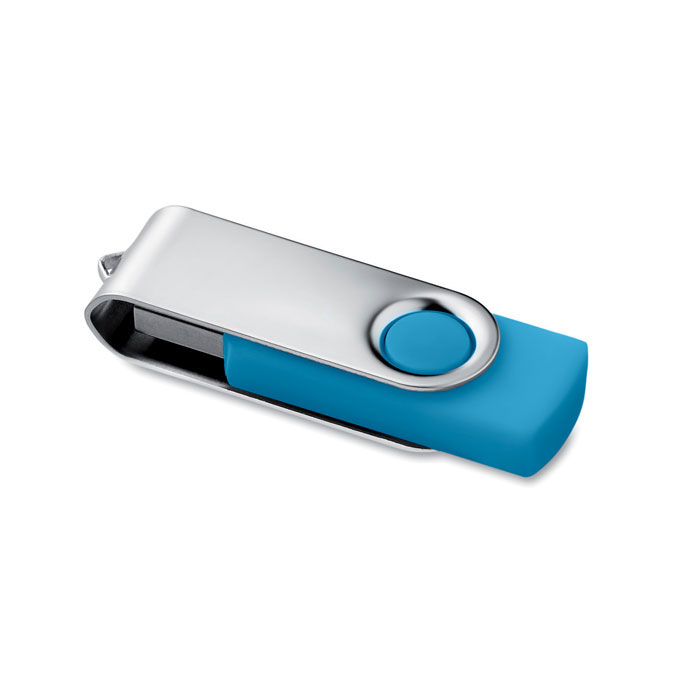 TECHMATE - Techmate. USB flash 8 GB - voor bedrijven en relatiegeschenken - Turquoise