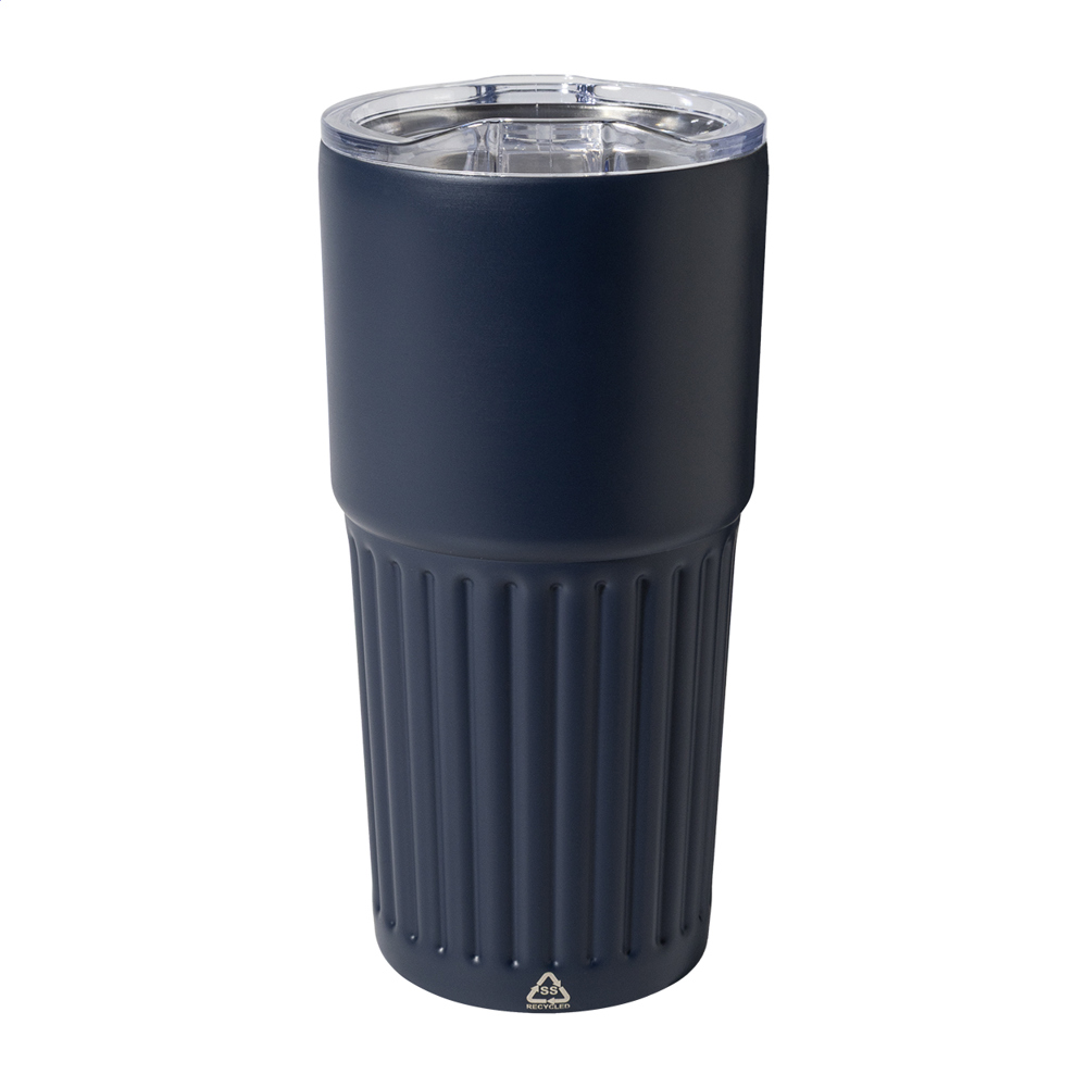 Streaky Tall - thermosbeker - kopen of bedrukken - donker blauw