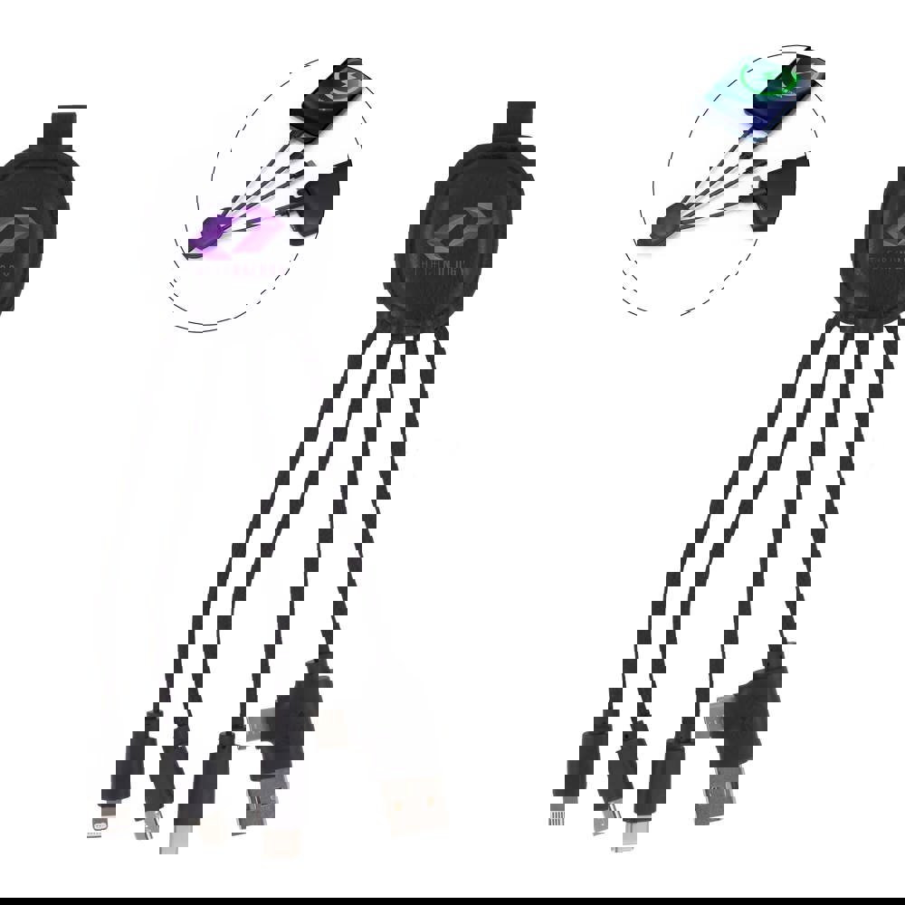 4000 | Xoopar Iné Smart Charging cable with NFC - bedrukt of onbedrukt verkrijgbaar