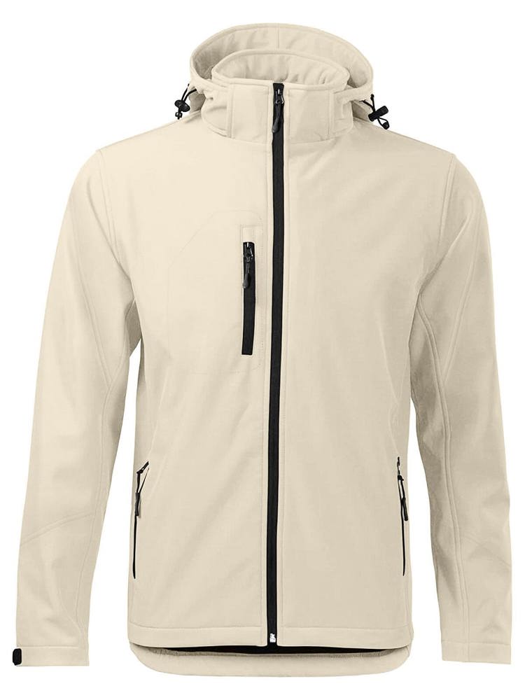 BS Storm softshell jas, 340 gr/m² - met logo of onbedrukt bestellen - Gebroken wit (12-0304 TPG)
