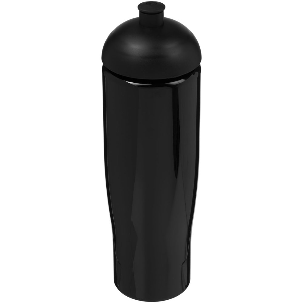H2O Active® Tempo 700 ml bidon met koepeldeksel - bedrukt of onbedrukt verkrijgbaar - Zwart