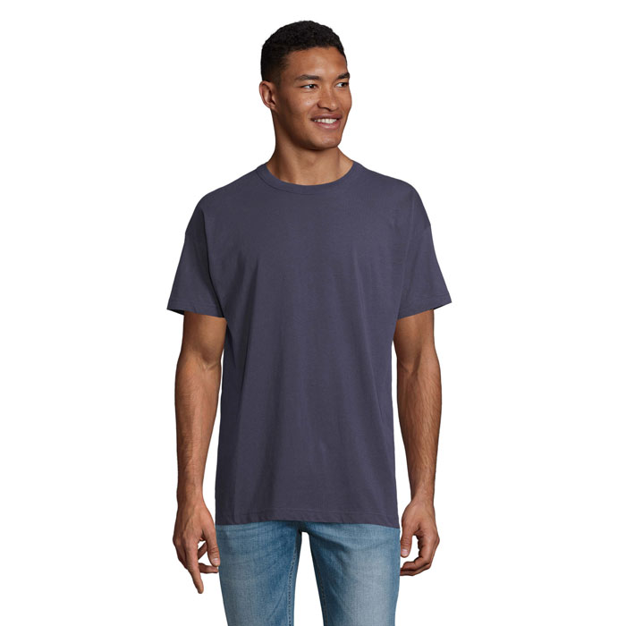 BOXY MEN - BOXY OVERSIZE T-SHIRT HEREN - met logo of onbedrukt bestellen - Franse Marine