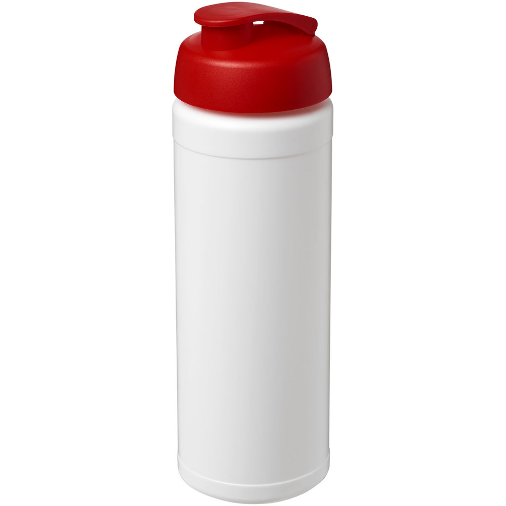 Baseline® Plus 750 ml sportfles met flipcapdeksel - kopen of bedrukken - Wit, Rood