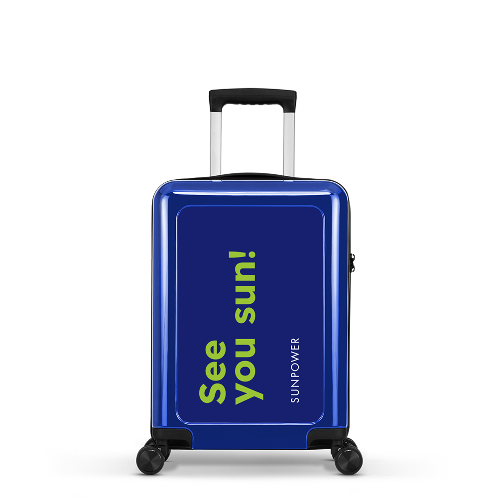 STICKERCASE® 20" Handbagage - voor bedrijven en relatiegeschenken - donker blauw
