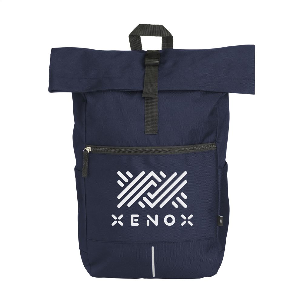 Nolan Recycled RPET rugzak - kopen of bedrukken - Donkerblauw