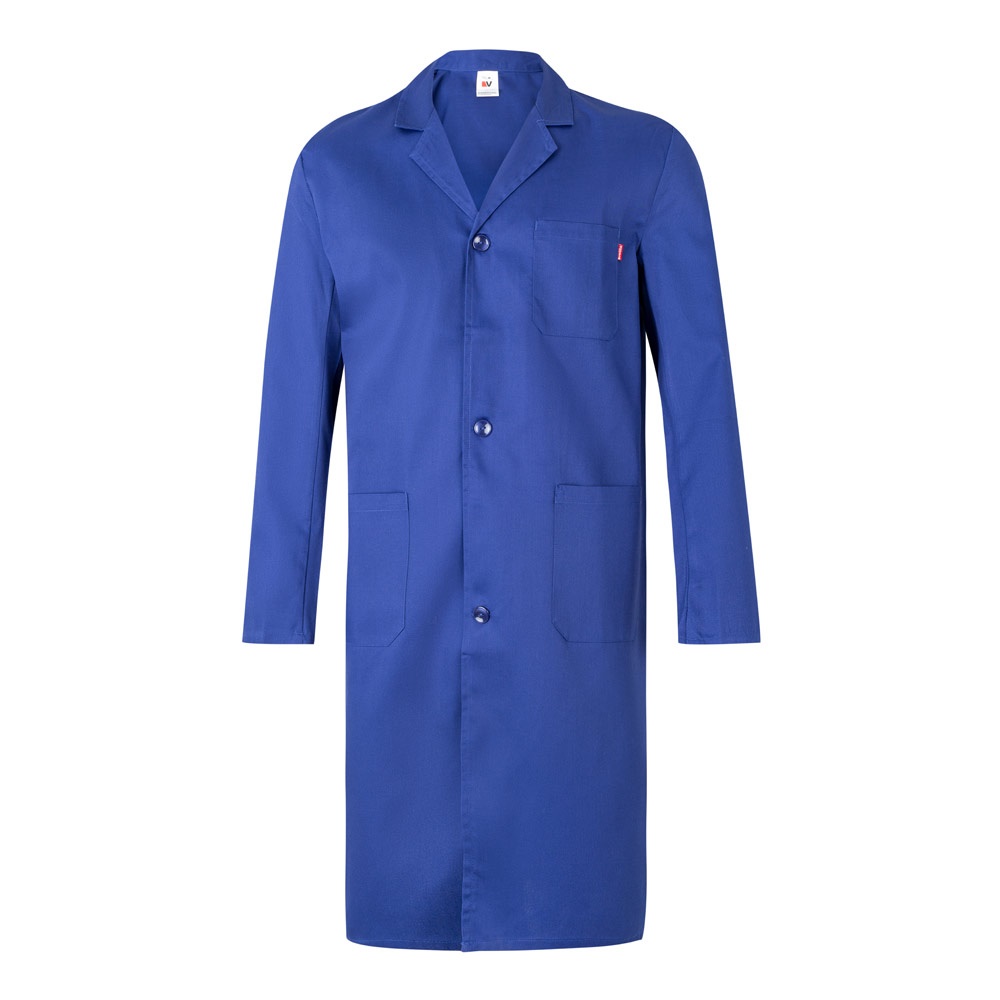 VL DANU. Keper blouse (175g/m²), van katoen (35%) en polyester (65%) - voor bedrijven en relatiegeschenken - Royal Blauw