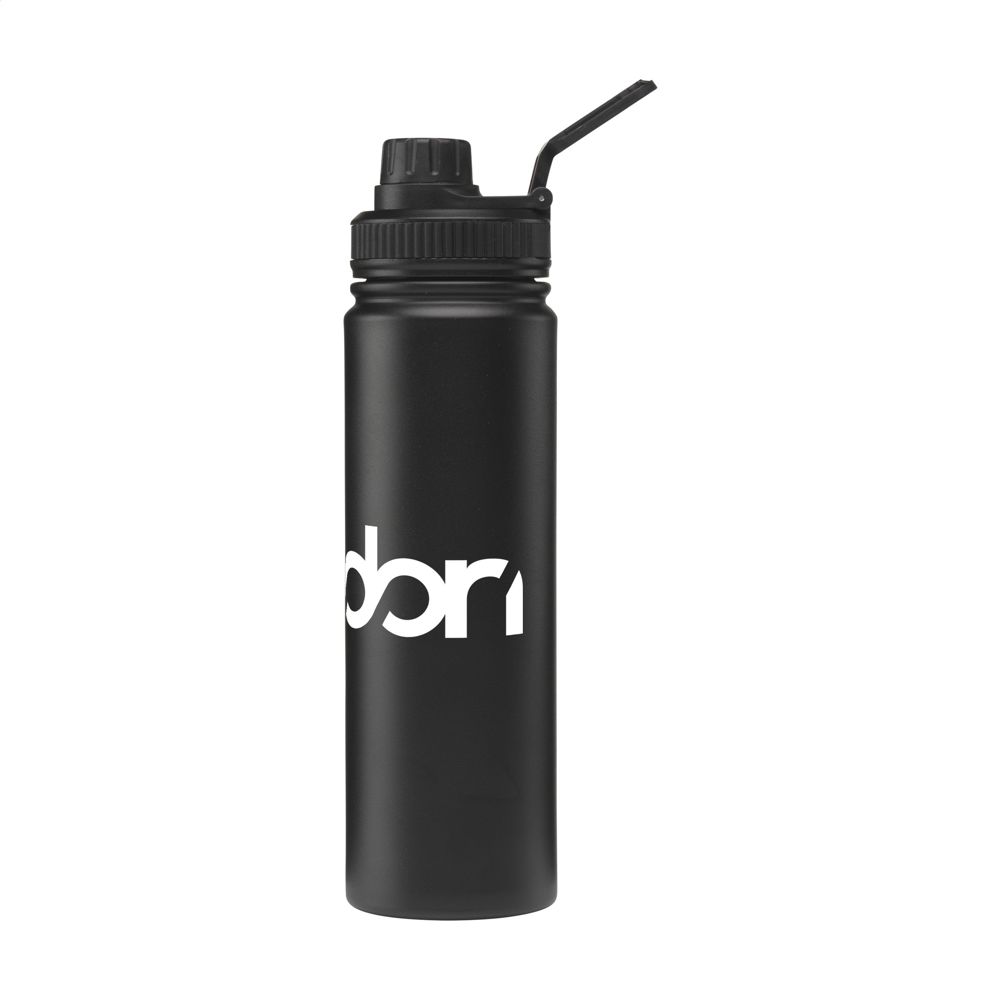 Tappo Bottle RCS Stainless Steel 800 ml single wall - bedrukt of onbedrukt verkrijgbaar - Zwart
