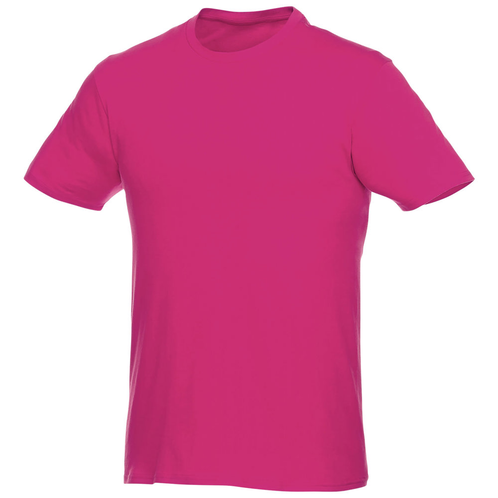 Heros heren t-shirt met korte mouwen - met logo of onbedrukt bestellen - Magenta