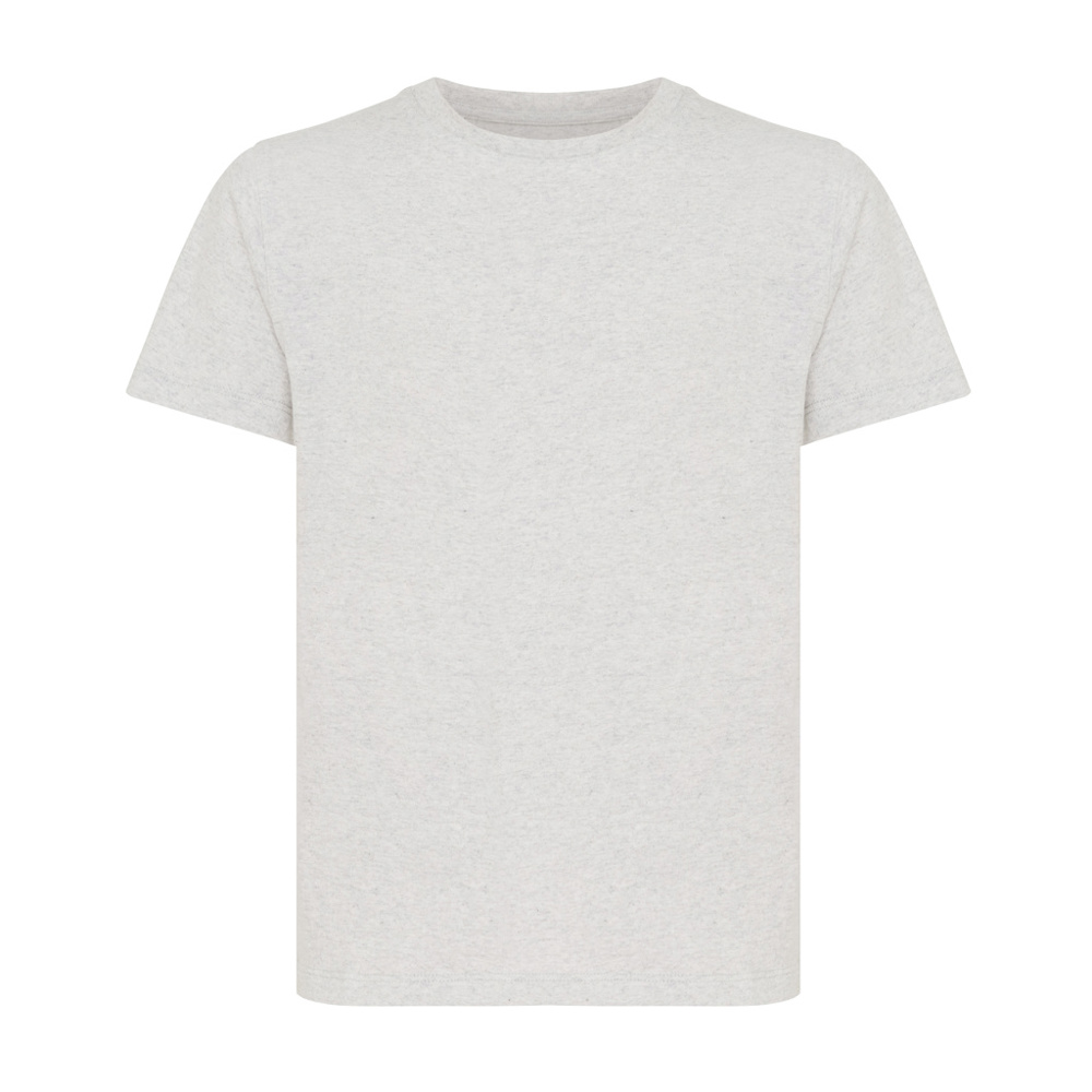 IQONIQ Koli kids lichtgewicht gerecycled katoen t-shirt - kopen of bedrukken - light heather grey (± PMS light heather grey)