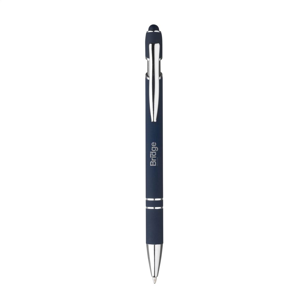 Luca Touch stylus pen - met logo of onbedrukt bestellen - navy