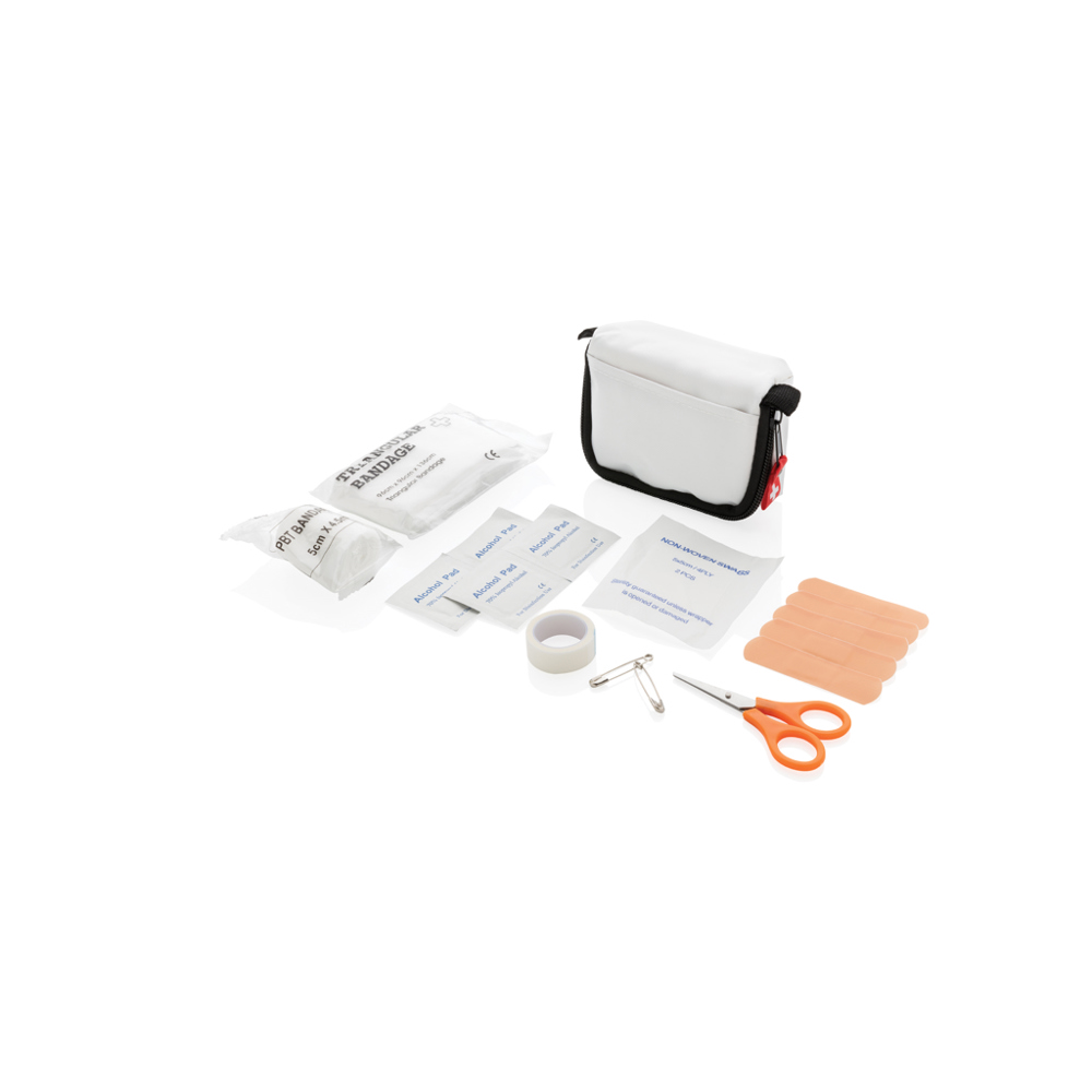 Eerste hulp set - voor bedrijven en relatiegeschenken - wit (± PMS White)