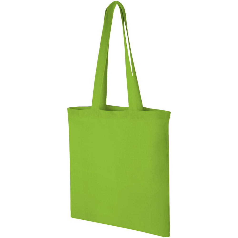 Madras 140 g/m² katoenen draagtas 7L - met logo of onbedrukt bestellen - lime
