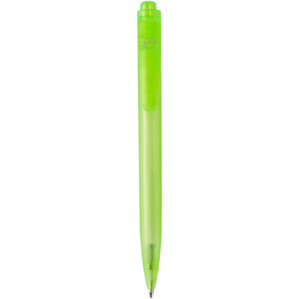 Thalaasa balpen van ocean bound plastic (zwarte inkt) - met logo of onbedrukt bestellen - Groen
