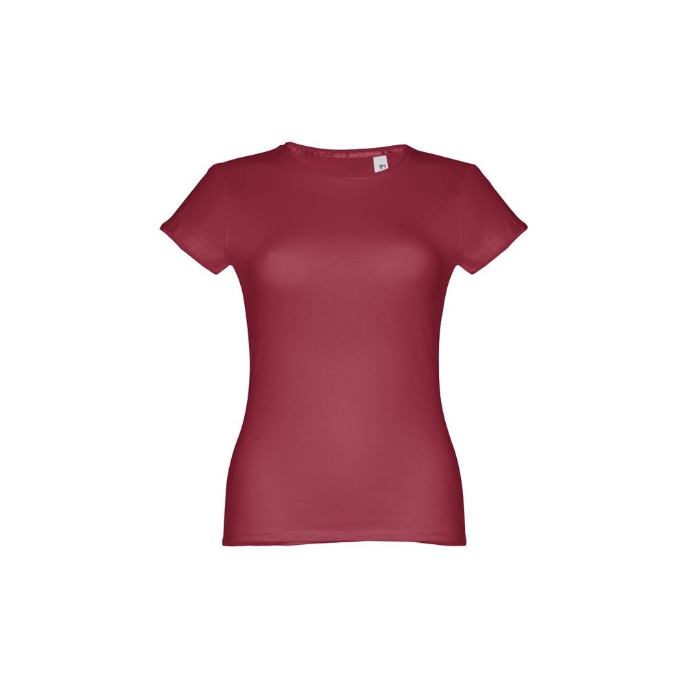 THC SOFIA 3XL. T-shirt voor vrouwen - met logo of onbedrukt bestellen - Bordeaux rood