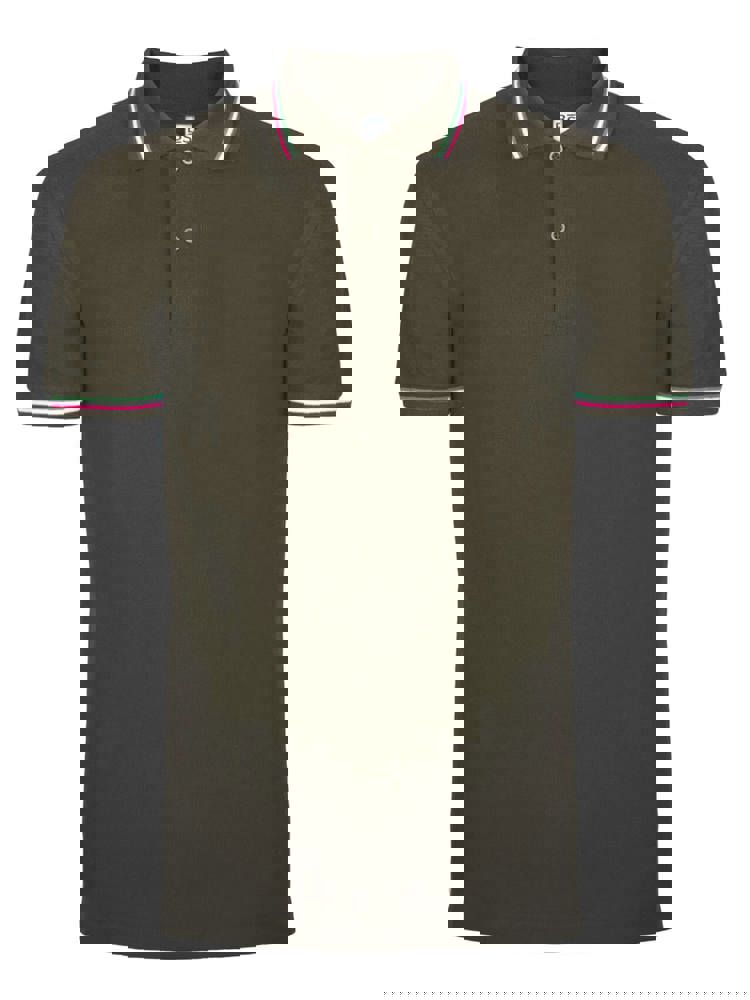 BS Italy polo, 200 gr/m² - met logo of onbedrukt bestellen - Olijfgroen (PMS 418C)