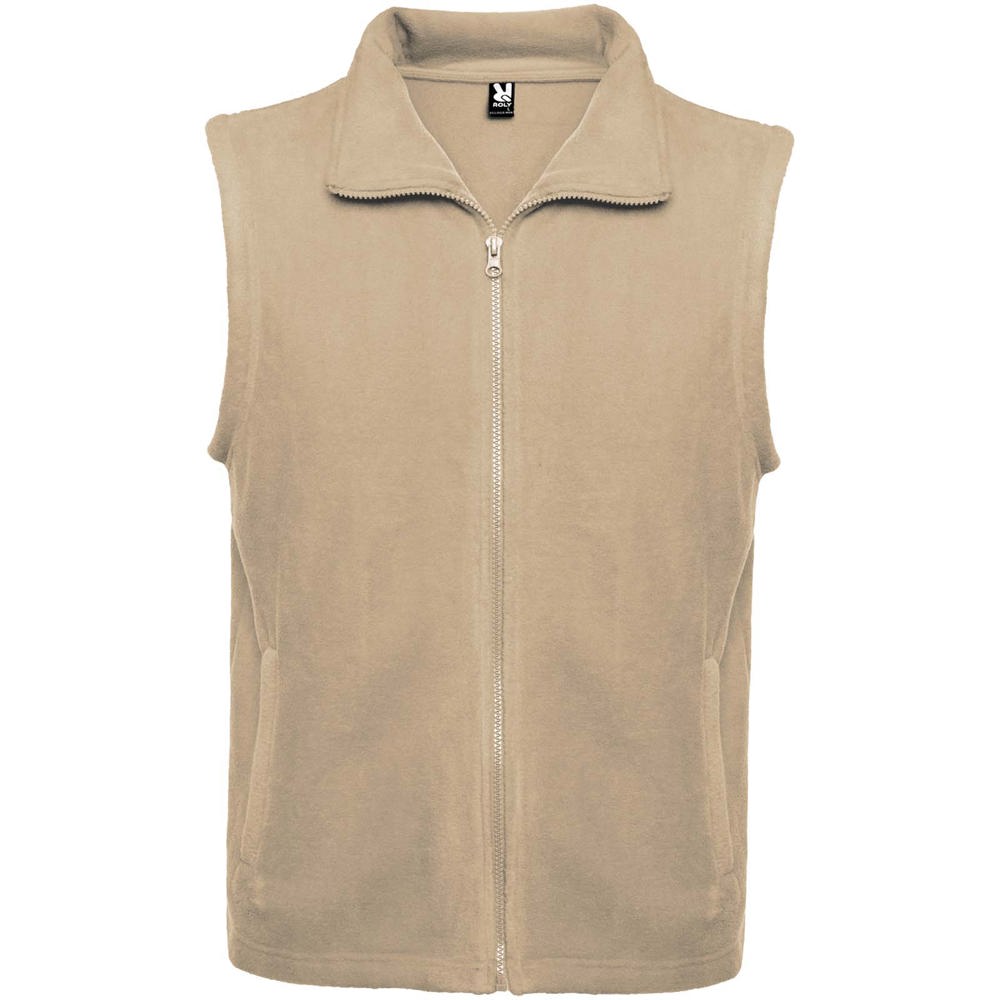 Bellagio unisex fleece bodywarmer - voor bedrijven en relatiegeschenken - Zand