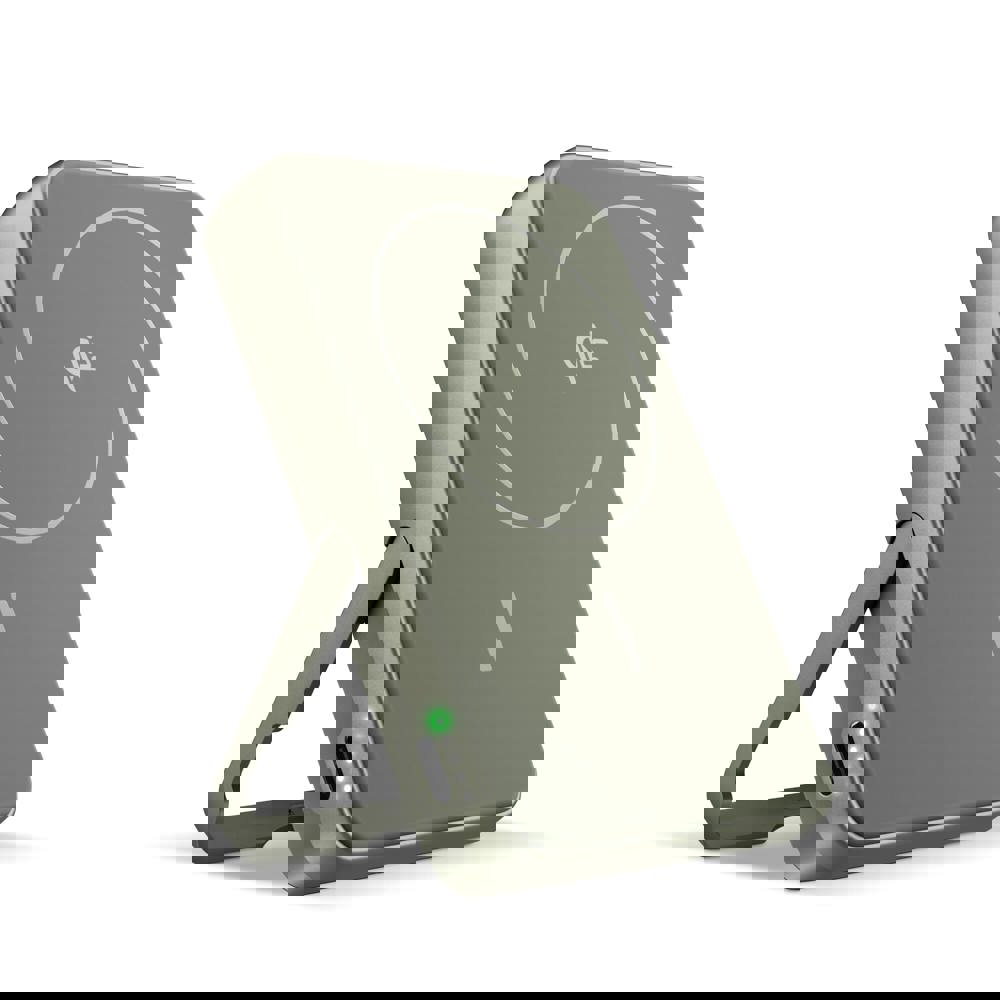 Fresh 'n Rebel Draadloze Powerbank 10000mAh Geschikt voor MagSafe - Dried Green