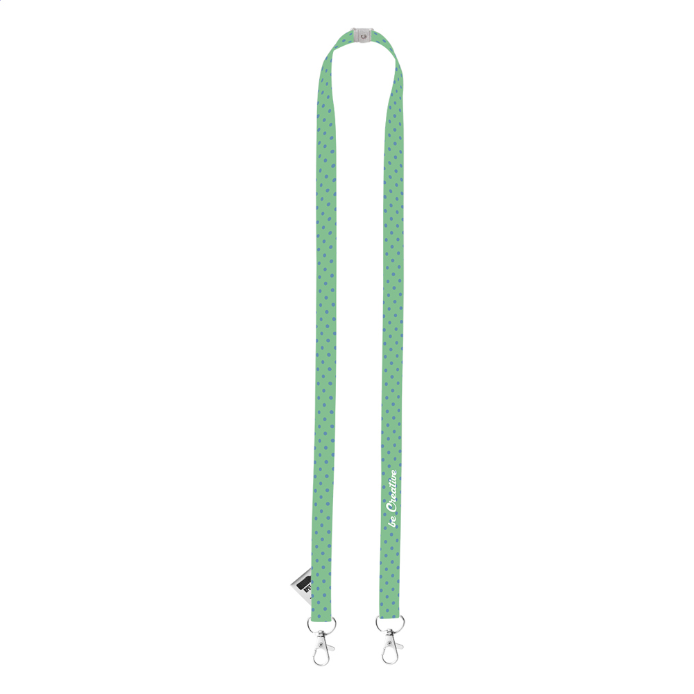 Subyard 15 Double Safe Eco - custom made sublimatie lanyard - voor bedrijven en relatiegeschenken