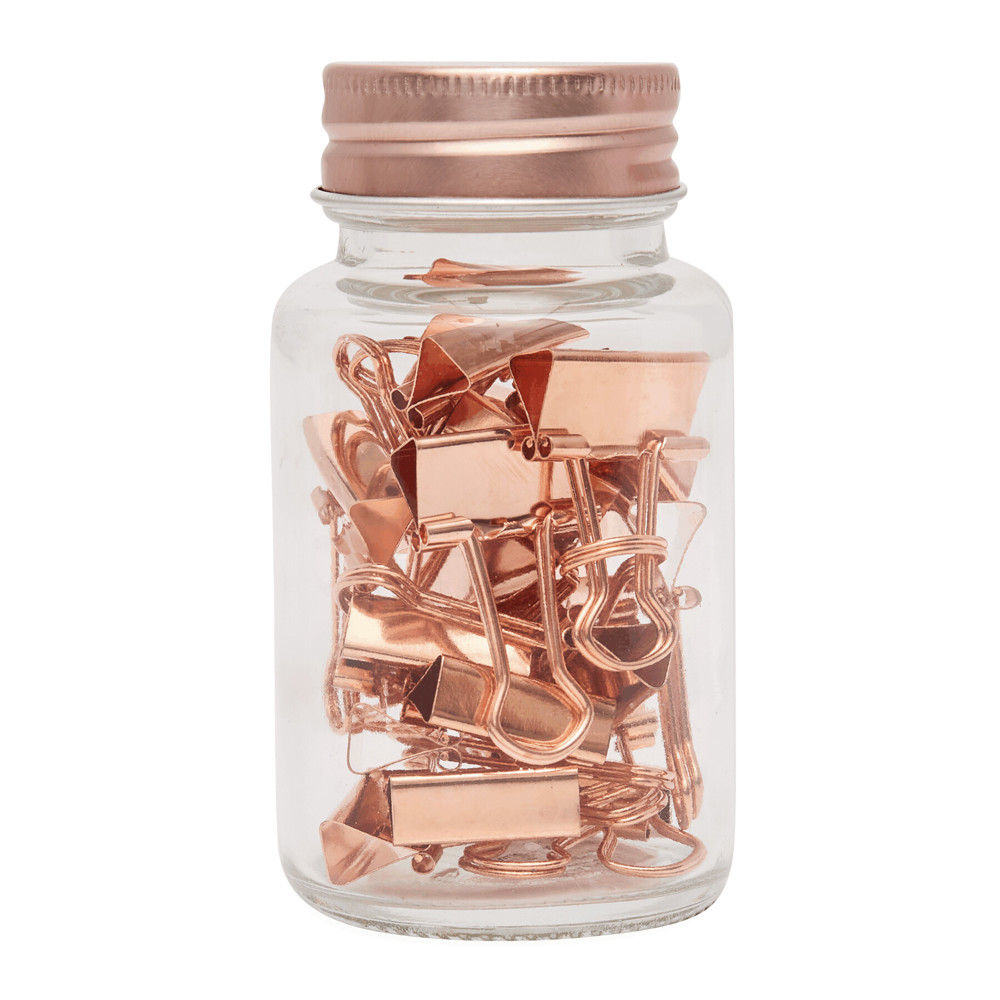 COPPER CLAMP - Documentenclips in glas - voor bedrijven en relatiegeschenken