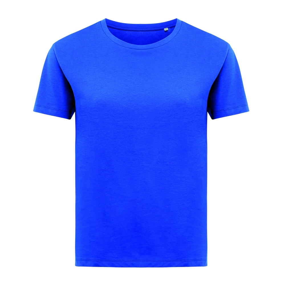 IQONIQ Yala dames lichtgewicht gerecycled katoen t-shirt - bedrukt of onbedrukt verkrijgbaar - royal blue (± PMS 19-4050 TCX)