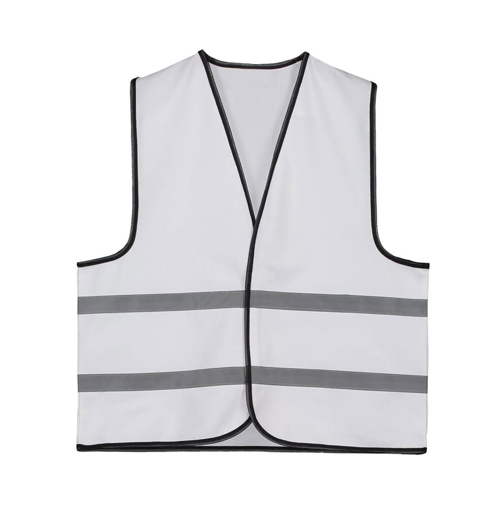 Kinder promovest reflecterend 6-12 jaar - met logo of onbedrukt bestellen - Wit (WHITE) / Wit