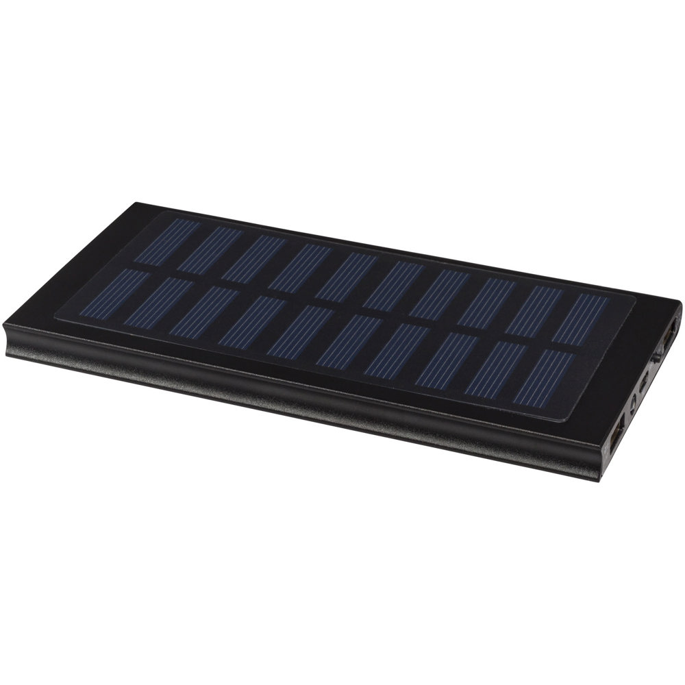 Stellar zonne-energie powerbank 8000 mAh - met logo of onbedrukt bestellen