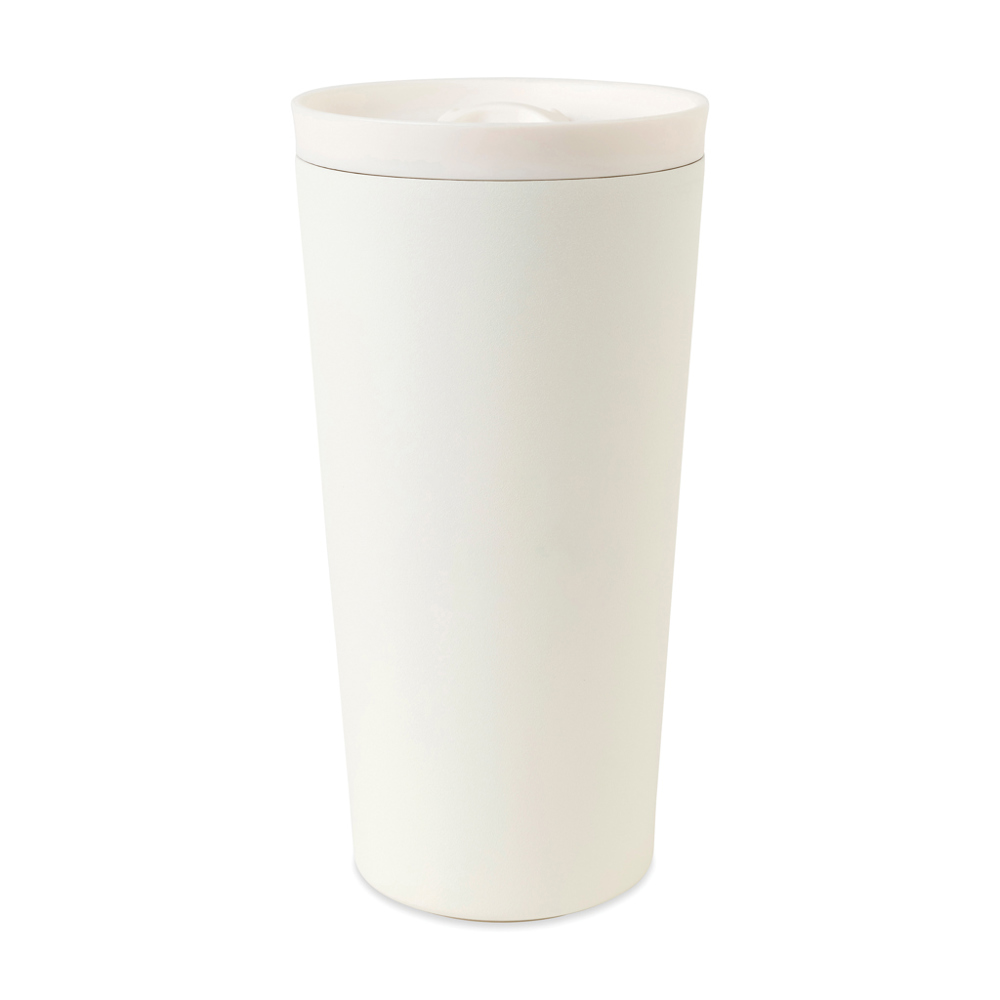Aviana™ Rowan RCS Recycled drinkbeker 500 ML - bedrukt of onbedrukt verkrijgbaar - wit (± PMS White)
