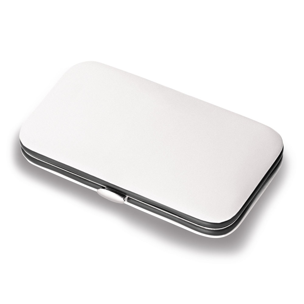 DIAZ. Vijfdelige manicureset - voor bedrijven en relatiegeschenken - wit