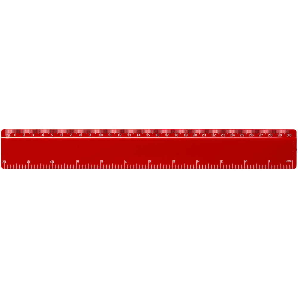 Refari liniaal van 30 cm van gerecycled plastic