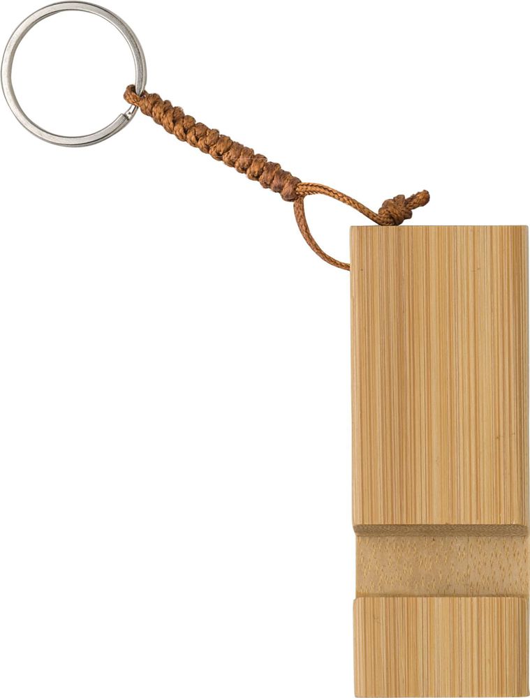 Bamboo sleutelhanger Kian - met logo of onbedrukt bestellen - bamboe