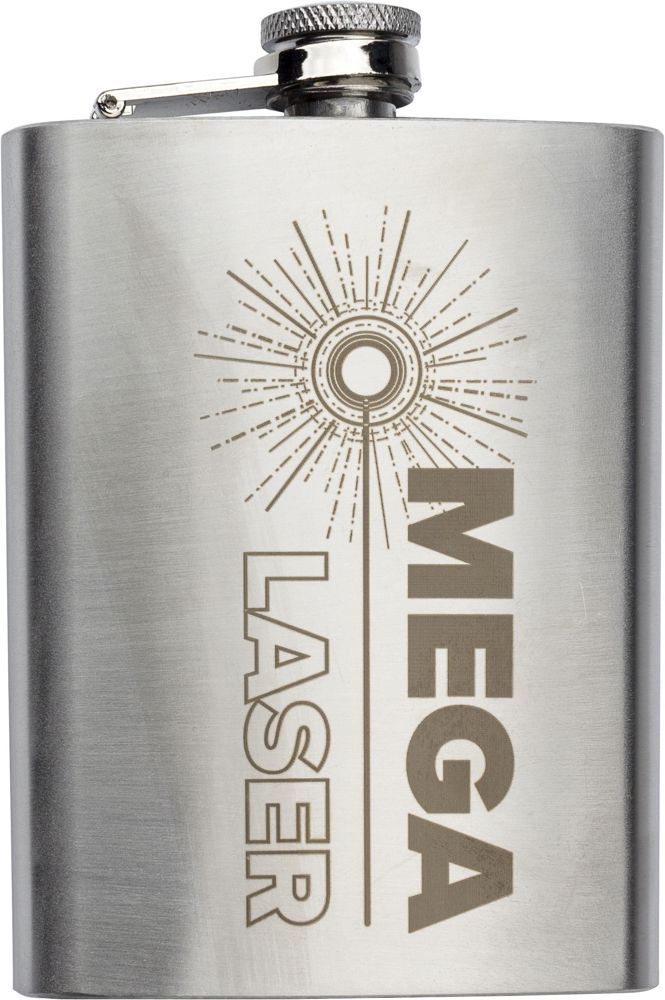 RVS heupfles Benedict - met logo of onbedrukt bestellen