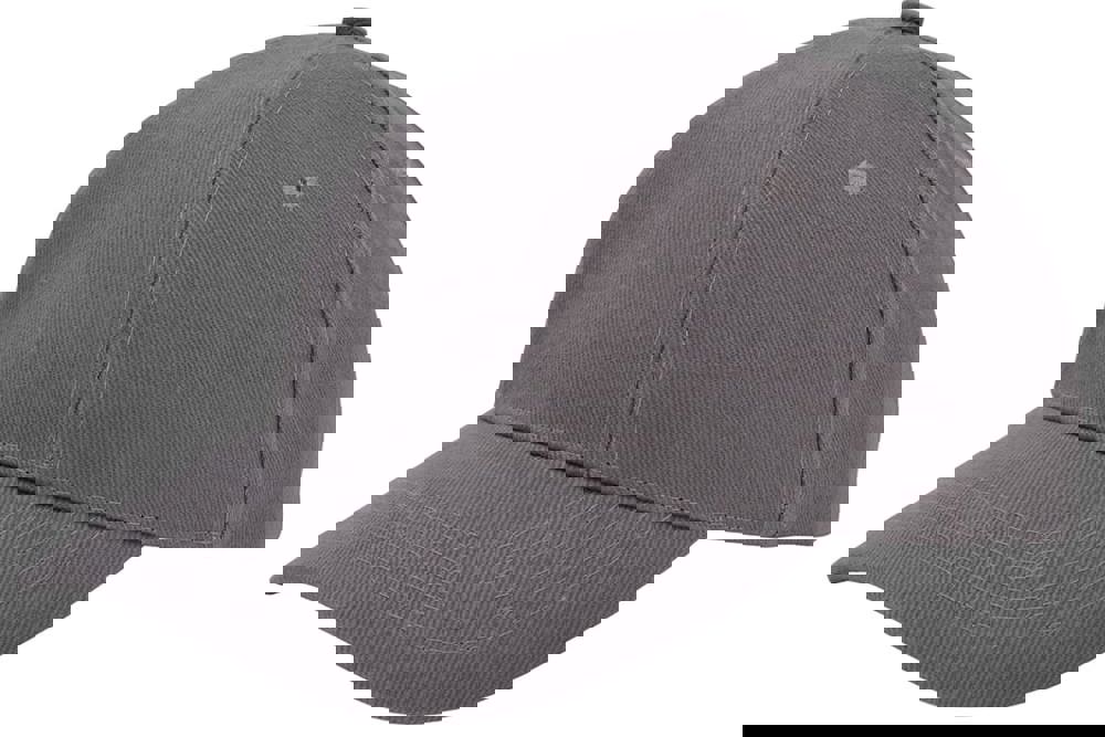 Turned brushed cap - met logo of onbedrukt bestellen - Donkergrijs (PMS Cool Gray 11c) / Donkergrijs