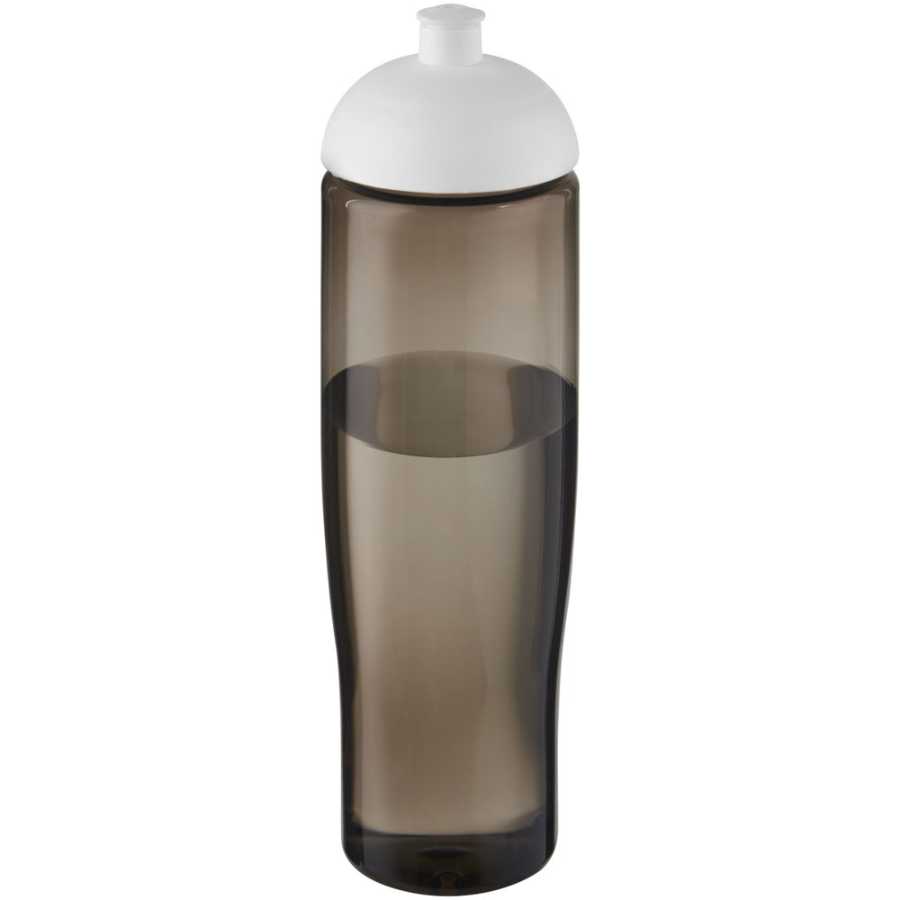 H2O Active® Eco Tempo drinkfles van 700 ml met koepeldeksel - kopen of bedrukken - Wit, Houtskool