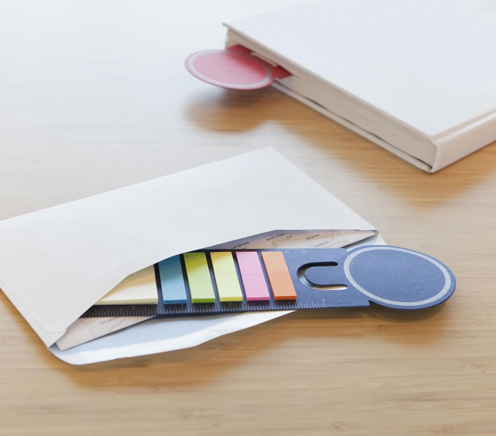 Kartonnen memoblaadjes houder Natalia
