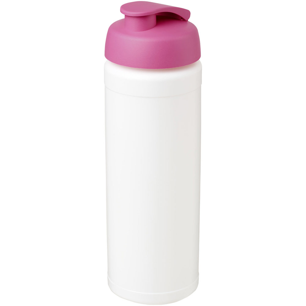 Baseline® Plus grip 750 ml sportfles met flipcapdeksel - kopen of bedrukken - Wit, Roze