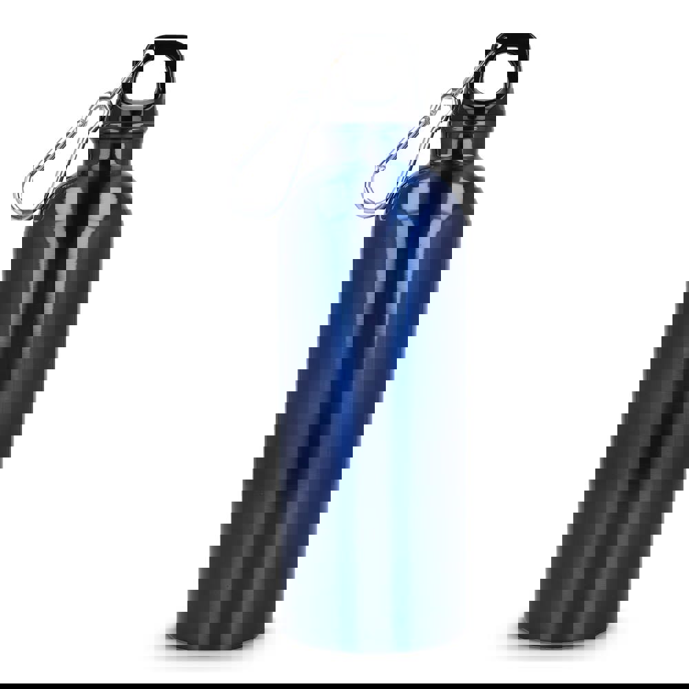 Gerecycled RVS Enkelwandige fles met Karabijnhaak 500ml