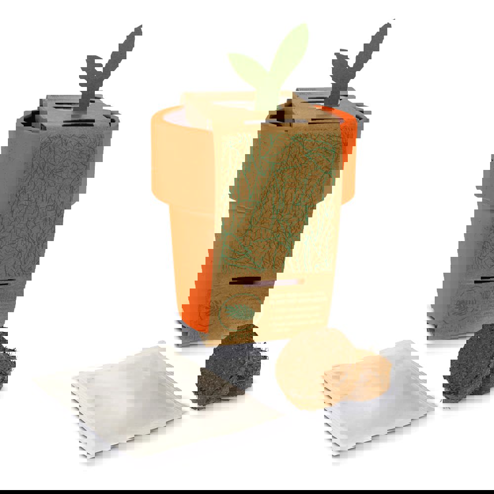 Hot-but-cool beker met basilicum zaadjes