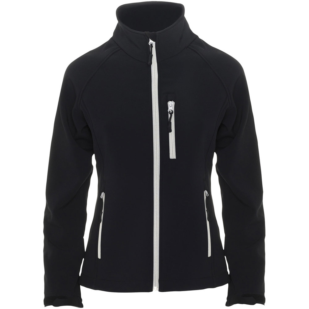 Antartida softshell damesjack - voor bedrijven en relatiegeschenken - Zwart