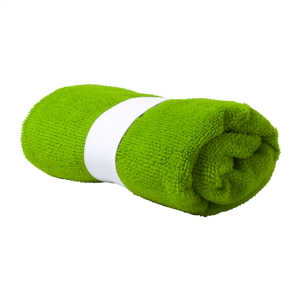 Athletic - absorberende handdoek - bedrukt of onbedrukt verkrijgbaar - Groen