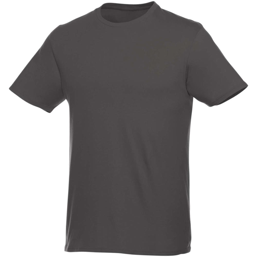 Heros heren t-shirt met korte mouwen - met logo of onbedrukt bestellen - Stormgrijs