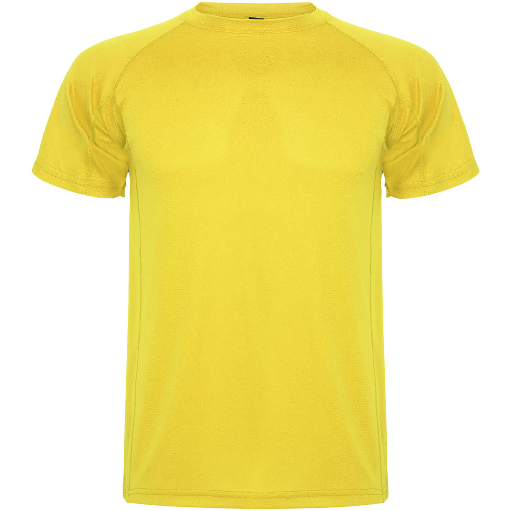 Montecarlo sportshirt met korte mouwen voor heren - met logo of onbedrukt bestellen - Geel