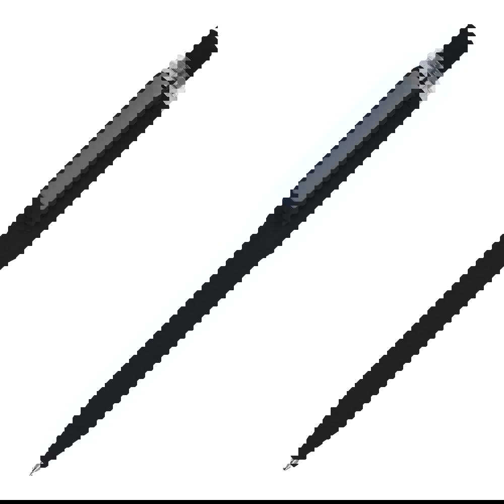 Ozzy pen soft touch - bedrukt of onbedrukt verkrijgbaar - zwart