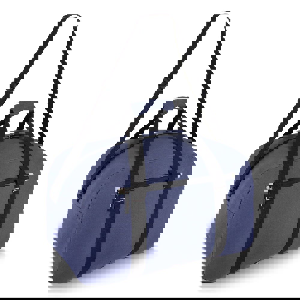 600D gerecycled PET Nevada sport- en reistas 53 x 27 x 30 cm 35 L - voor bedrijven en relatiegeschenken - donkerblauw