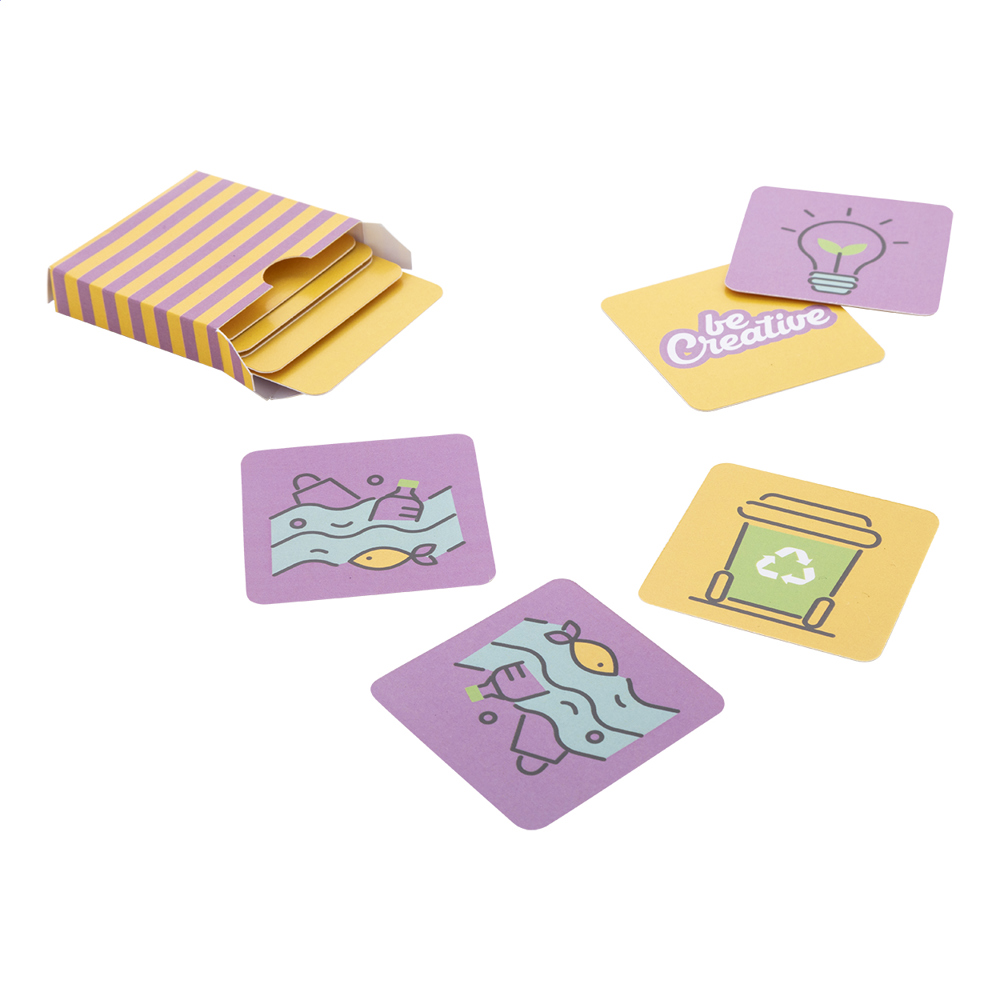 Minimor - Custom made geheugenspel - met logo of onbedrukt bestellen - wit