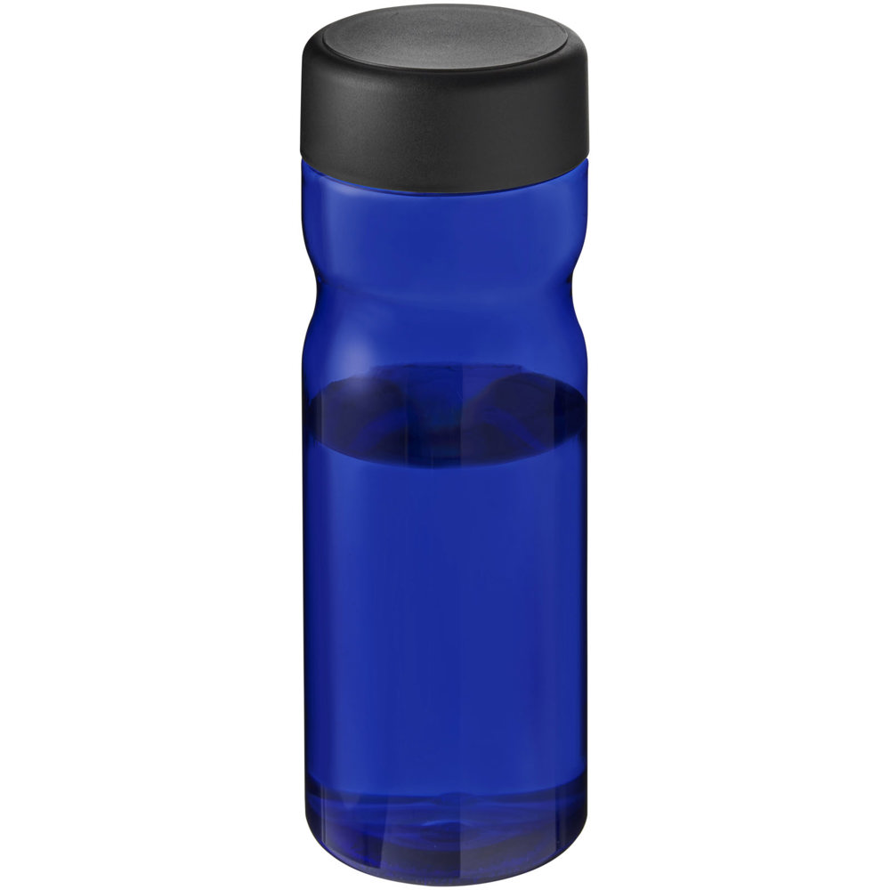 H2O Active® Eco Base 650 ml sportfles - met logo of onbedrukt bestellen - blauw, zwart