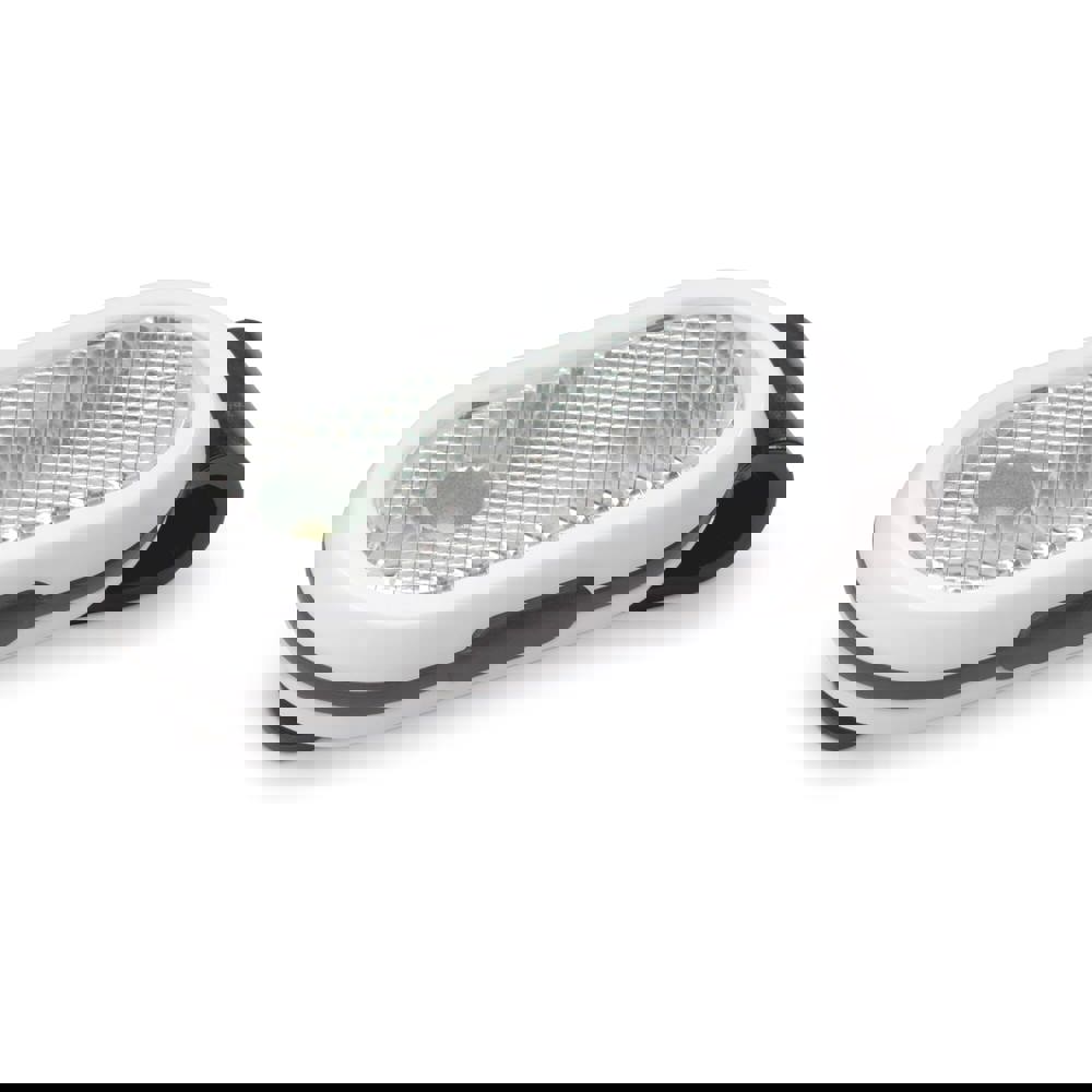 Fietslamp click-on - bedrukt of onbedrukt verkrijgbaar - Zwart / Wit