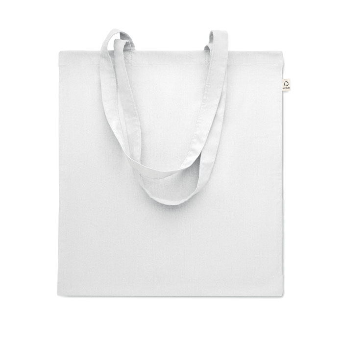 VIVEKA COLOUR - Gerecyclede boodschappentas - voor bedrijven en relatiegeschenken - Wit