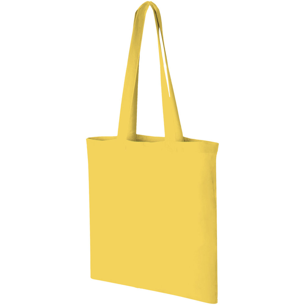 Carolina 100 g/m² katoenen draagtas 7L - voor bedrijven en relatiegeschenken - geel