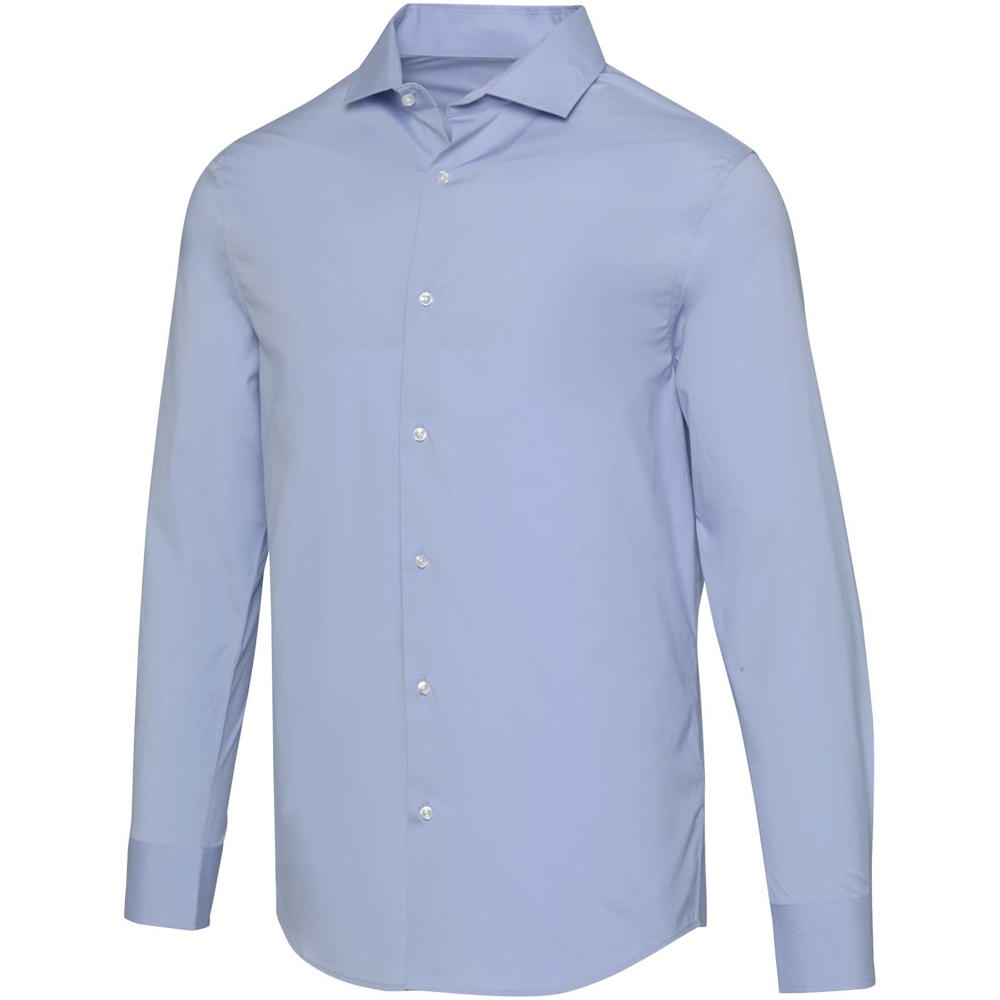 Carnelian poplin herenoverhemd - voor bedrijven en relatiegeschenken - Lichtblauw