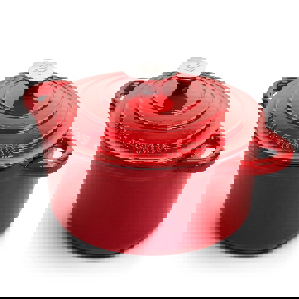 Orrefors Jernverk grote geëmailleerde braadpan 5L - voor bedrijven en relatiegeschenken - Rood